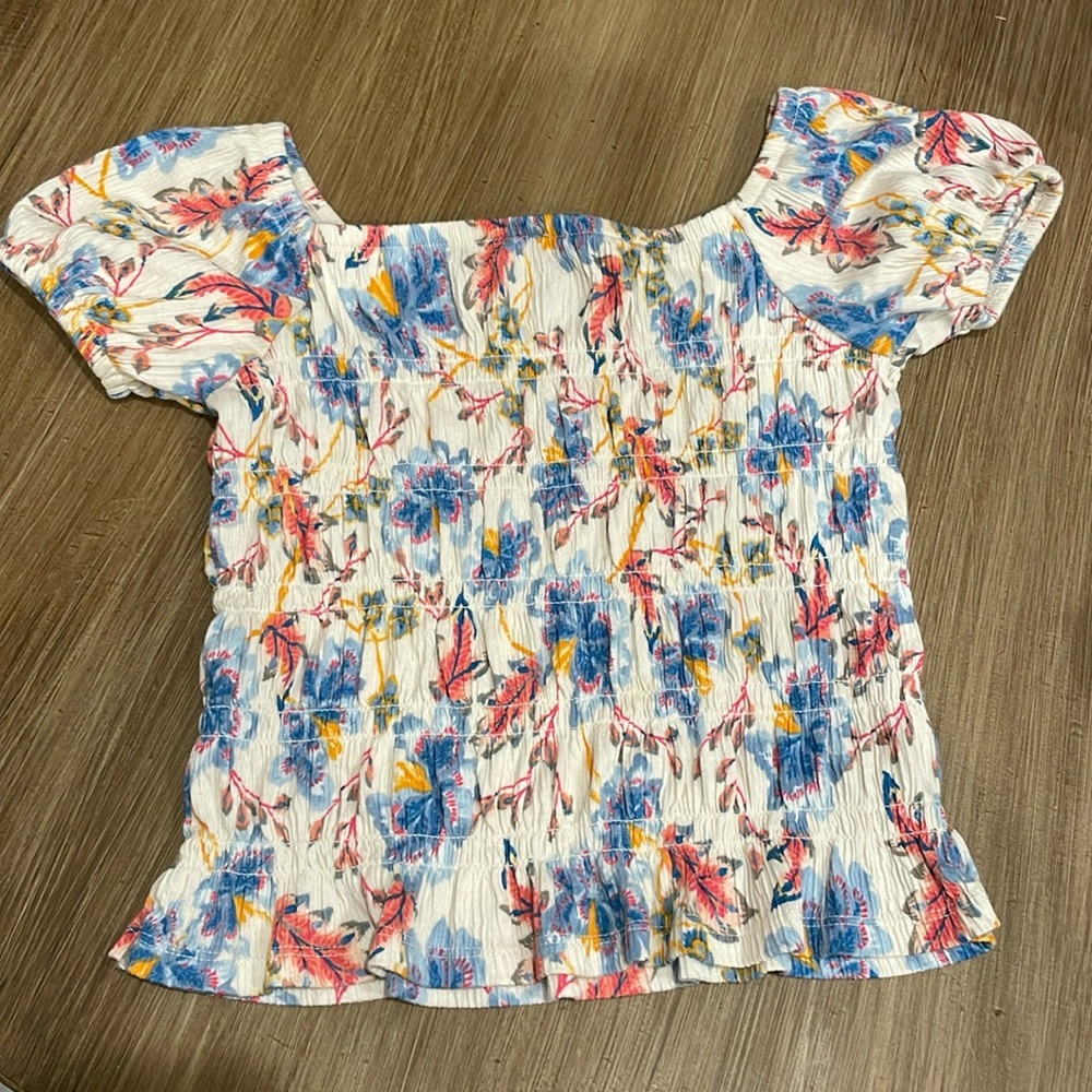 Girls floral top old Navy